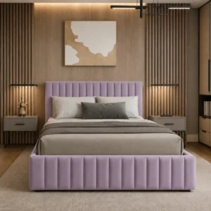 Ashbury Line Ottoman Upholstered Storage Bed Frame