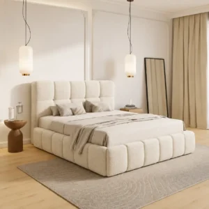 Ashford Teddy Fabric Ottoman Storage Bed