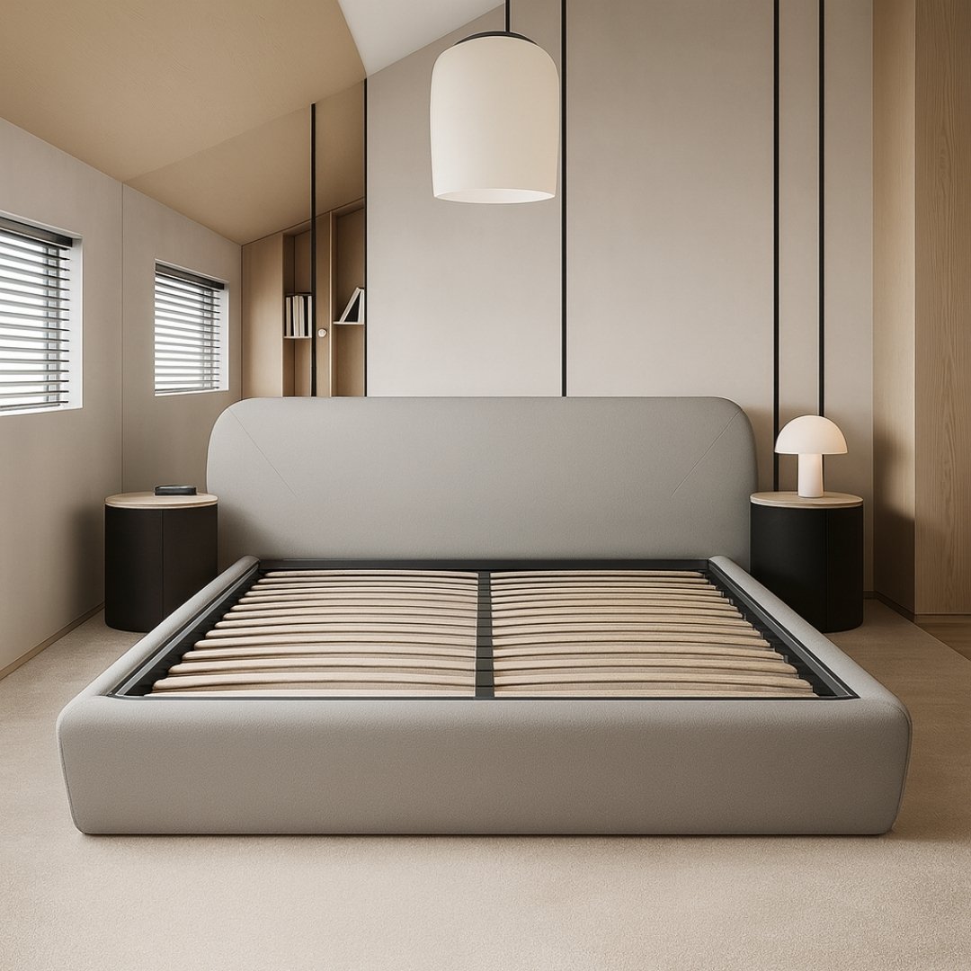 Glenwood Ottoman Storage Bed Frame with Low Padded Headboard - Image 3