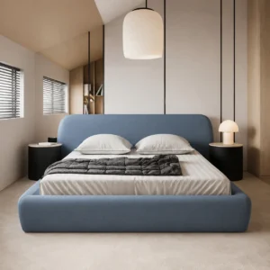 Glenwood Ottoman Storage Bed Frame with Low Padded Headboard