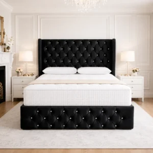 Monaco Luxury Wingback Chesterfield Bed
