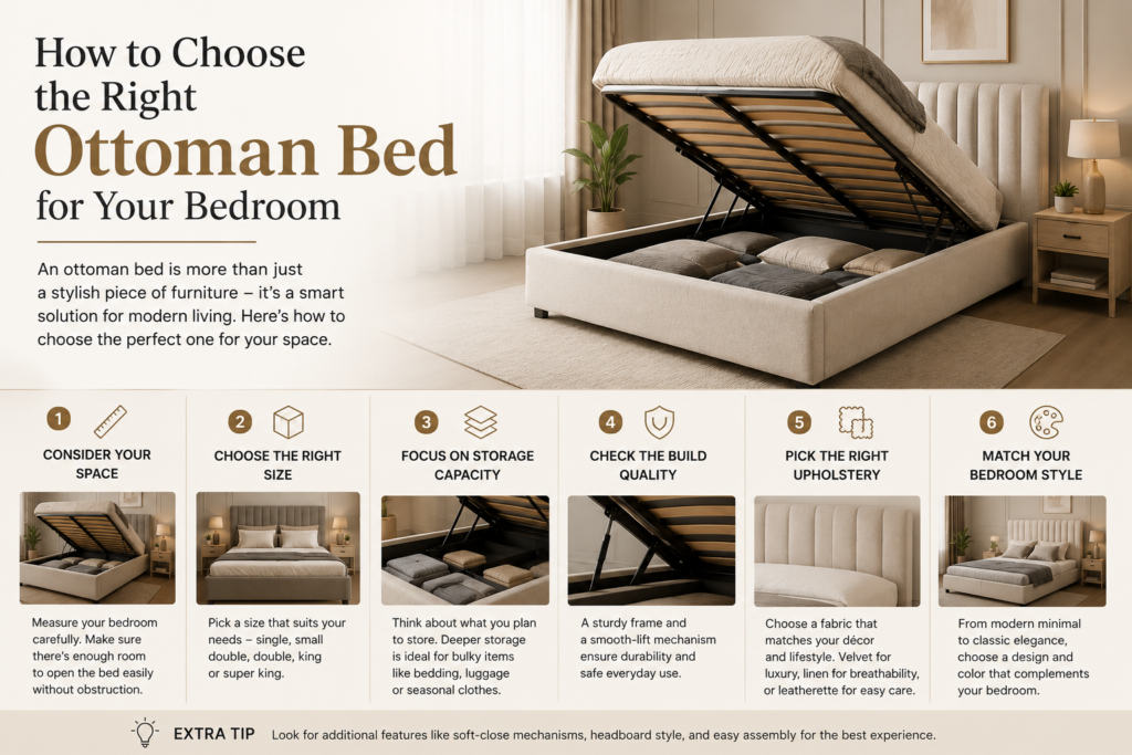 How to Choose the Right Ottoman Bed for Your Bedroom